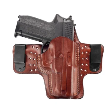 Braunes belüftetes IWB-Lederholster