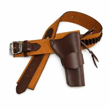 Handgefertigtes Cowboy-Stil Leder Gürtelholster