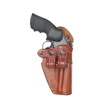 Braunes IWB-Leder Revolverholster mit Verstärktes Mouth