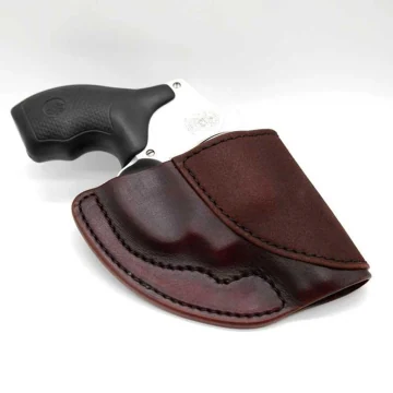 Purse Insider Holster aus bordeauxrotem Leder