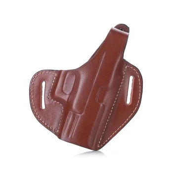 Braunes Vollnarbiges OWB-Lederholster
