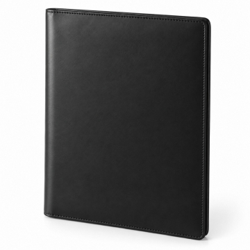 Leather A4 Business Padfolio - Closed exterior view