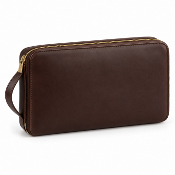 Leather Cartridge Magazine Travel Case - Complete product view