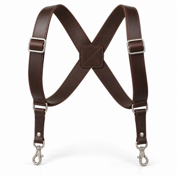 Leather Dual-Camera Shoulder Harness - Complete product view