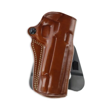Leder OWB Holsters Schweiz mit Paddle-Holster und Gürtel Loop