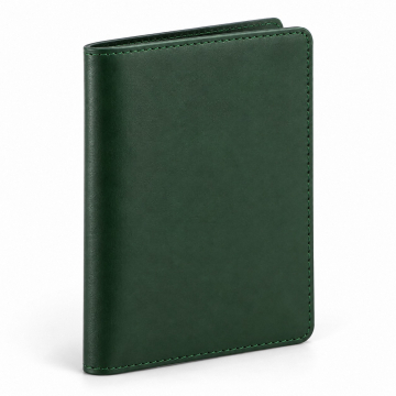 Leather Passport Cover - Closed exterior view
