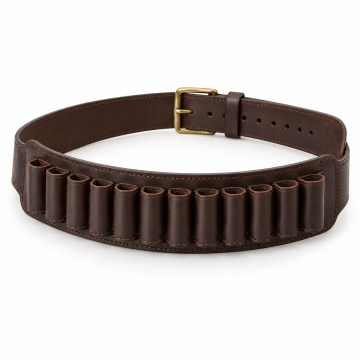 Leather Shotgun Cartridge Belt - Complete product view