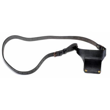 Leather Wire-Hanger Shoulder Holster Adapter - Black - View 1