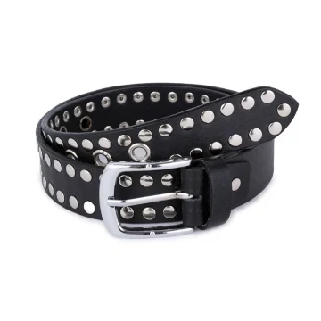 Ledershire Studded Biker Leder Gürtel