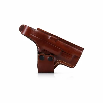 Leder Crossdraw OWB-Holster mit Thumb-Break-Sicherung