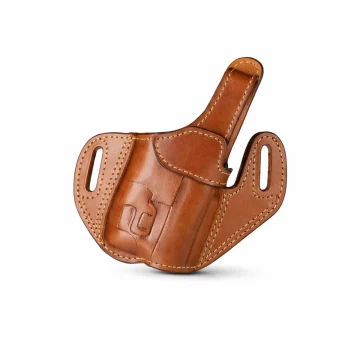 OWB-Leder-Holsters Schweiz für Waffen mit Lampe und Daumensicherung