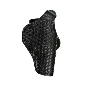 Paddle-Holster Thumb-Break-Sicherung aus schwarzem Leder
