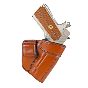 Hellbraunes IWB-Lederholster mit Offset Loop