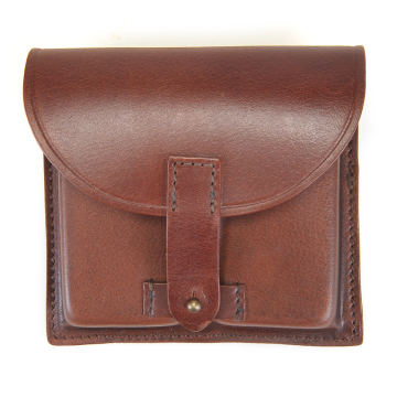 M1 Carbine Leather Two-Cell Magazine Pouch - View 1