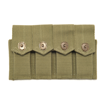 M1911 .45 Rigger-Style Four-Cell Magazine Pouch - Dark Olive Drab - View 1