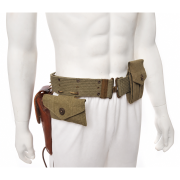M1916 Colt 1911 Holster, Pistol Belt, First Aid and Magazine Pouch Set - View 1