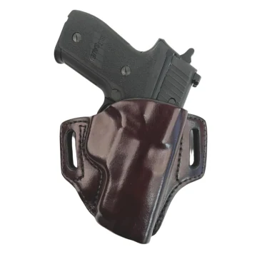 Mahogany Leder OWB Gürtelholster mit Offset Seam