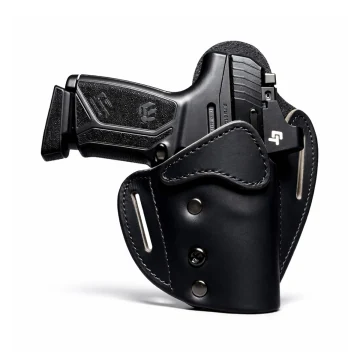 Matte Schwarzes LockOWB-Lederholster