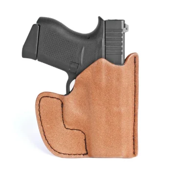 Naturfarbenes Leder Holster für die vordere Hosentasche