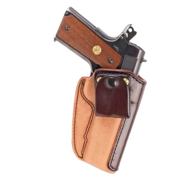 Naturfarbenes IWB-Lederholster mit Snap Loop