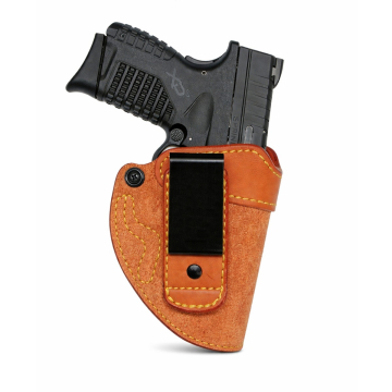 Naturfarbenes Leder einsteckbares IWB-Holster mit Forward Cant