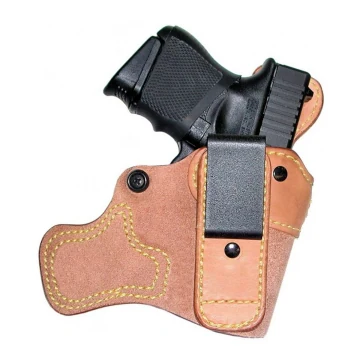 Naturfarbenes Leder einsteckbares IWB-Holster mit Stabilizer Wing