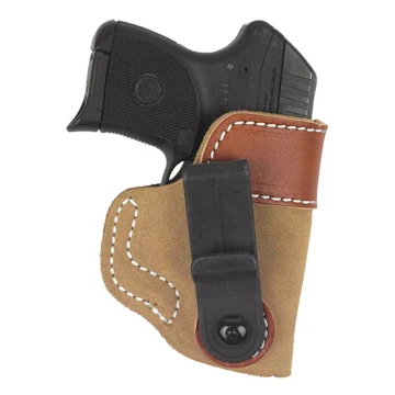 Naturfarbenes Suede IWB einsteckbares Holster