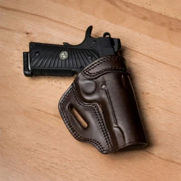 OWB-Lederholster für 1911, oben offen