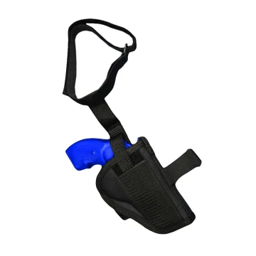 Schwarzes Nylon-Knöchelholster für Kurzlaufrevolver