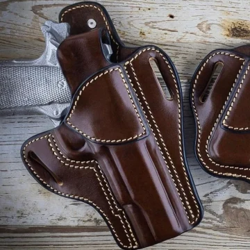 Daumensicherung Leder Pancake-Holster