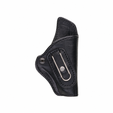 Quietline Classic Clip-On Leather IWB Holster - front view 1