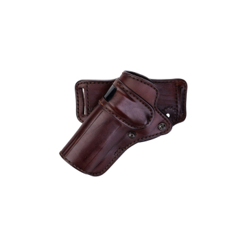 Ridgeback Low-Profile Adjustable Leather Holster - front view 1