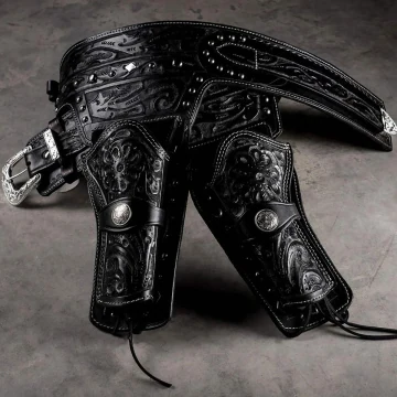 Silver King Lederwaffengürtel Tragesystem