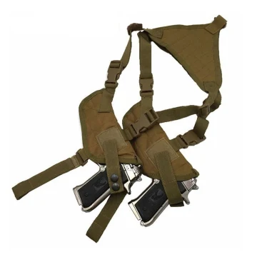 Braunes taktisches Doppel-Pistolen Underarm Schulterholster