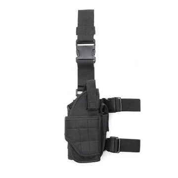 Taktisches Nylon Beinholster mit verstellbare Riemen Schwarzes