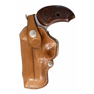 Gürtel Loop Holster aus hellbraunem Leder