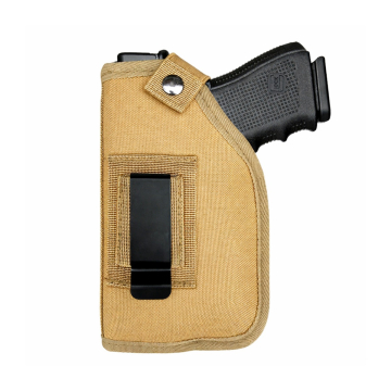 Holsters Schweiz aus hellbraunem Nylon mit Laser Fit