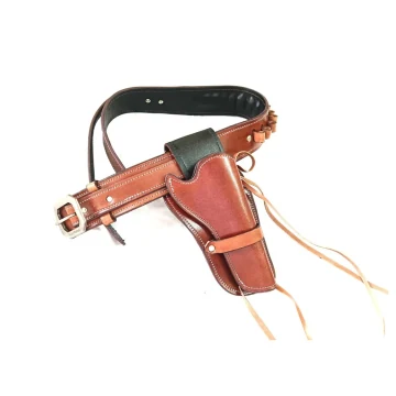 Vintage Cowboy-Stil Revolverholster Gürtel mit Patronenschlaufen