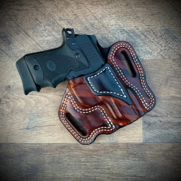 Walnut Finish OWB-Leder Gürtelholster