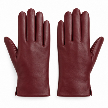 Women's Cashmere-Lined Leather Gloves - Complete product view