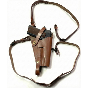 WWII-Stil M7 Leder Schulterholster für US .45 Pistolen