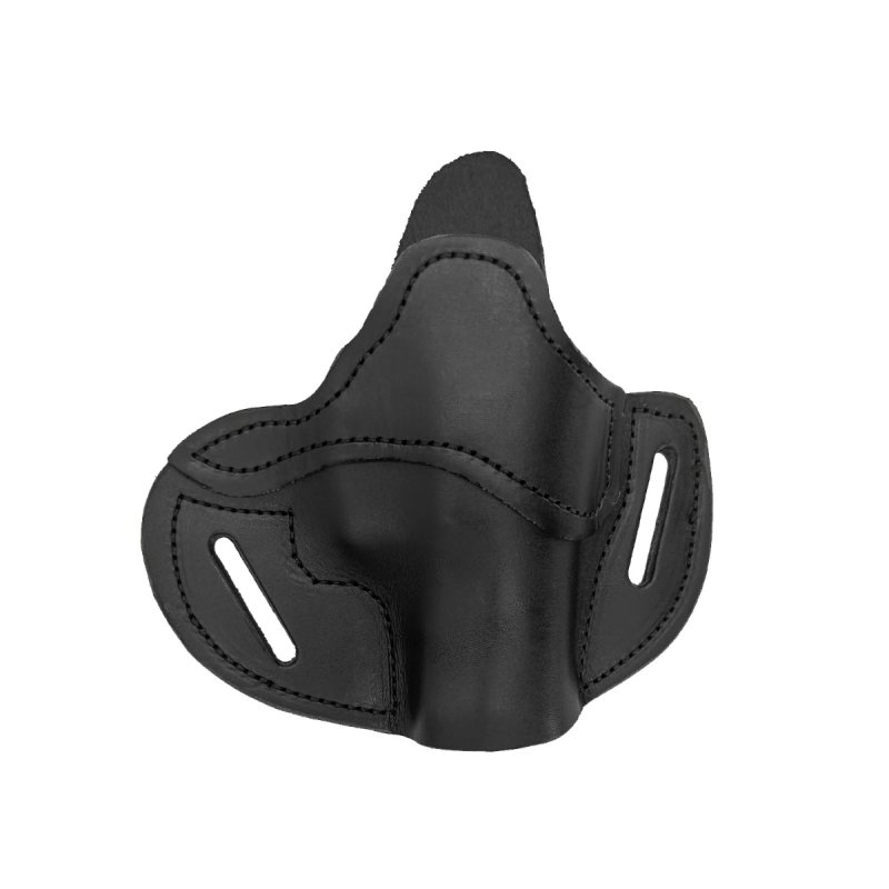 Black Leather Close Contact OWB Holster