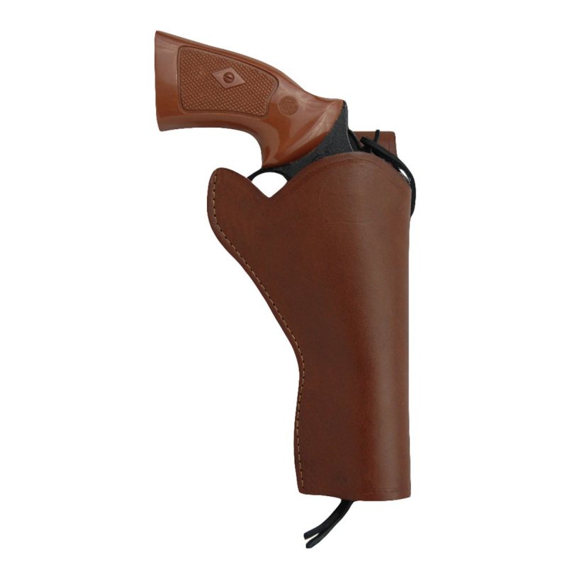 Brown Leather Western Style OWB Holster