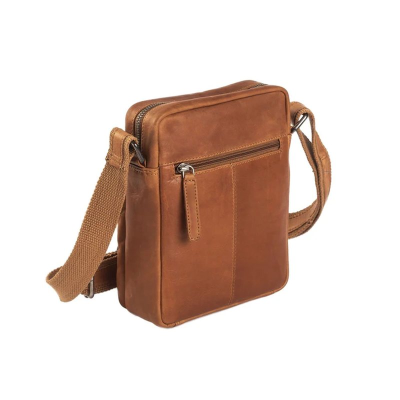 Cognac Birmingham Brown Leather Shoulder Bag