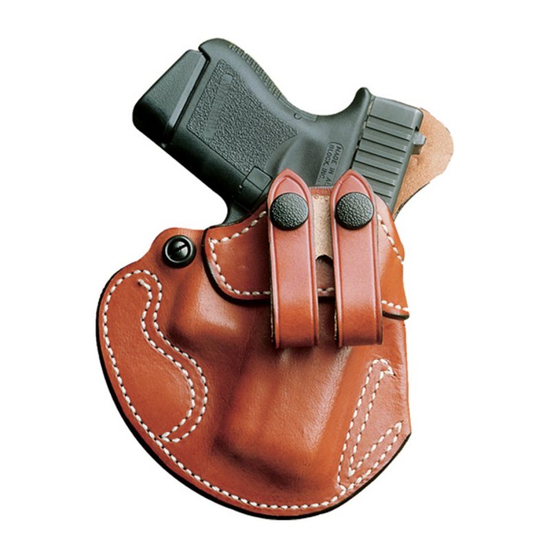 Dual Loop IWB Holster front view with split belt loops