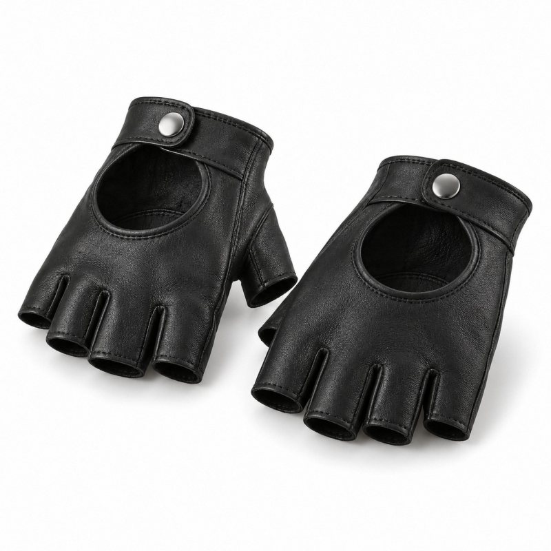 Fingerlose Lederhandschuhe - Vollständige Produktansicht
