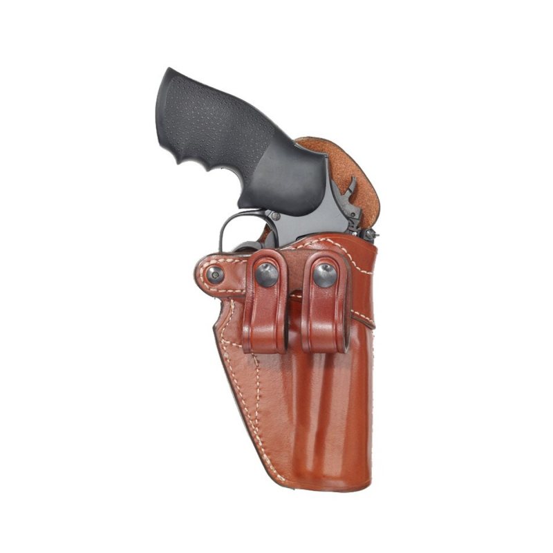 Brown IWB Leather Revolver Holster