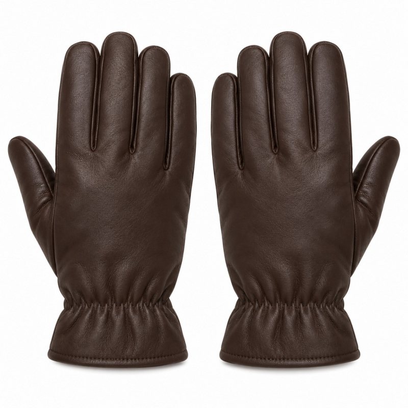 Isolierte Winterhandschuhe aus Leder - Vollständige Produktansicht