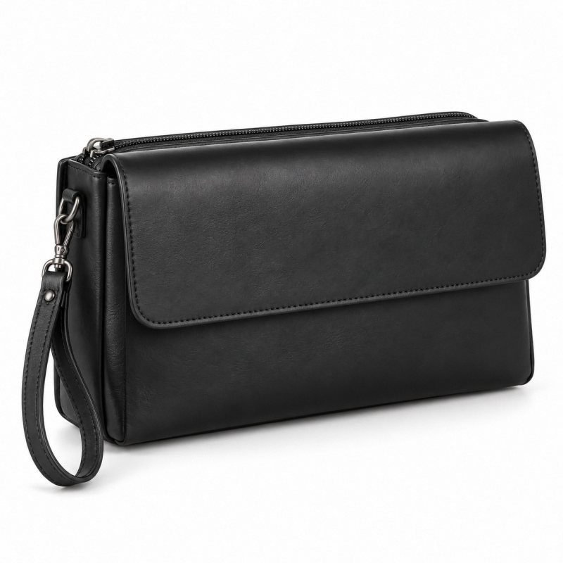 Leder-Clutch für verdecktes Tragen - Vollständige Produktansicht