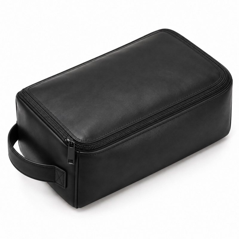 Schuhbeutel aus Leder für Reisen - Vollständige Produktansicht